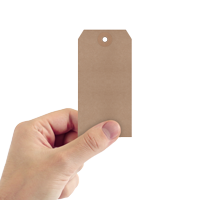 Recycled Kraft 11 point Cardstock Tags