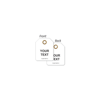 Plastic 2 Sided Tag