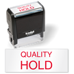 Quality Hold QC Stamp Self inking