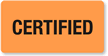 Certified Fluorescent Label
