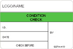 Condition Check Label [add name or logo]