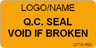 Q.C. Seal   Void if Broken Label