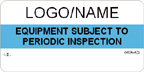 Equipment Subject to Periodic Inspection Label