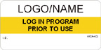 Log in Program Prior to Use Label