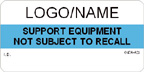 Support Equipment, Not Subject to Recall Label