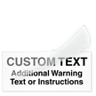 Self-Laminating Calibration Label - Add Custom Text