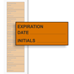 Expiration: Date/Initials   Orange