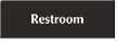 Restroom Engraved Sign