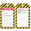 Leak Tag Write On Number Location Description Tag