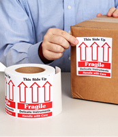 Fragile Delicate Instruments Labels
