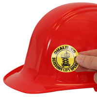 Safety Decal for Qualified Scissor Lift Operators