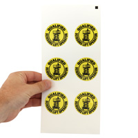 Helmet Sticker for Certified Scissor Lift Workers