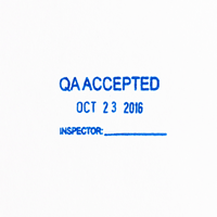Inspection And QC Approval Stamp