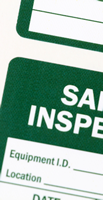 Safety Inspection Record Labels