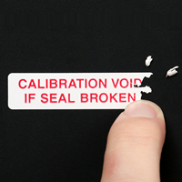 Destructible Calibration Seals