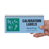 5/8" x 1½" Self-Laminating Calibration Label