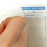 Preventive Maintenance Calibration Labels