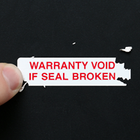 Warranty Destructible Seals