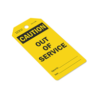 Out Of Service Lockout Tag