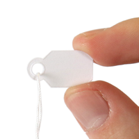 Jewelry Tags, White polyester string