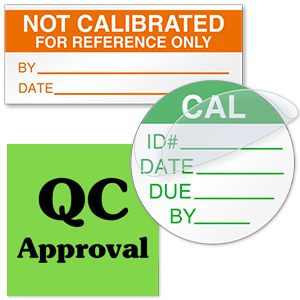 Write-On Calibration Labels