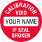 CALIBRATION VOID IF SEAL BROKEN